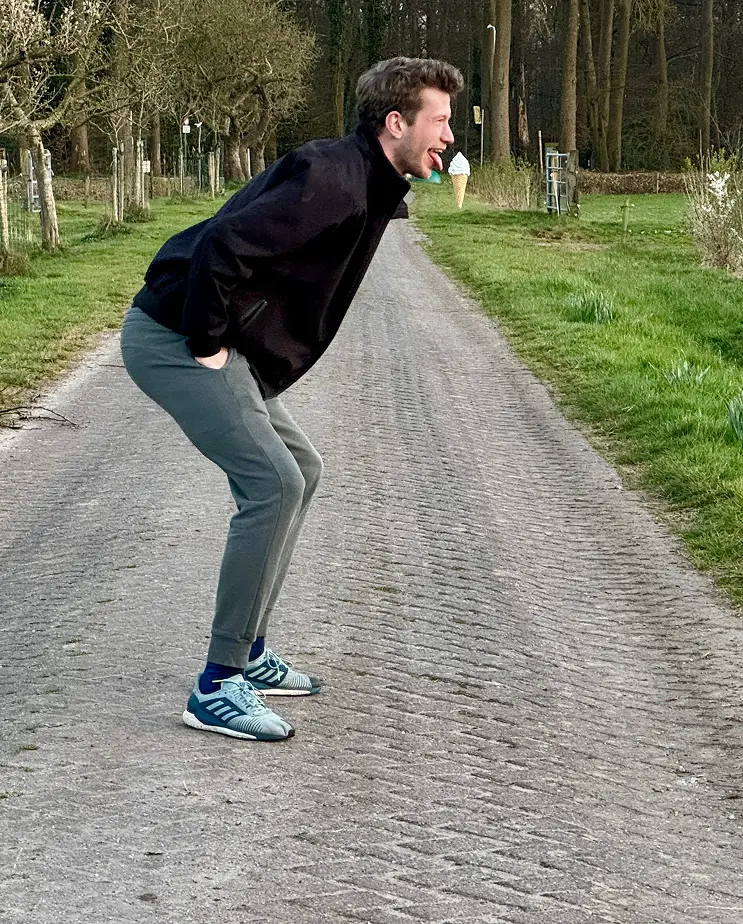 Boerensoftijs bij Oogst van eigen erf